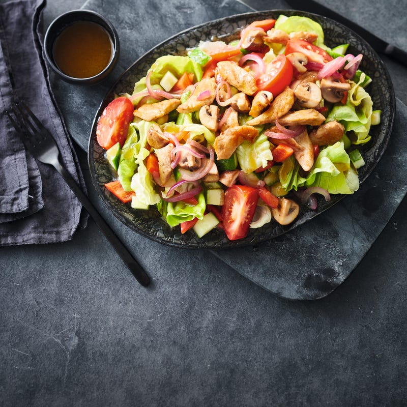 Photo de Salade mixte au poulet prise par WW