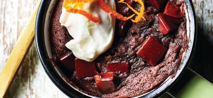 Chocolate orange mug cake