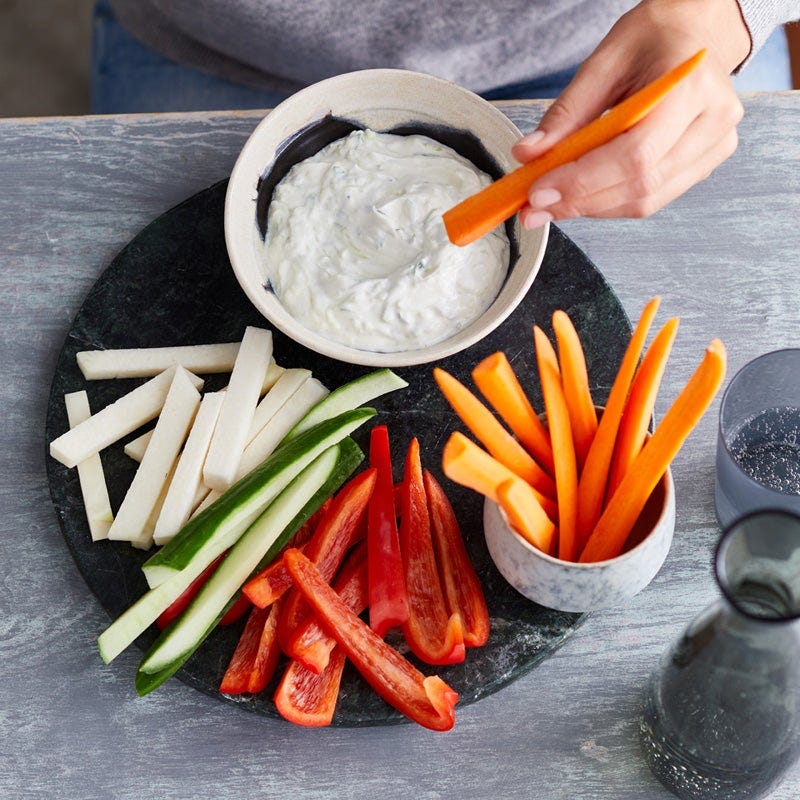 Foto van Tzatziki met rauwkost door WW