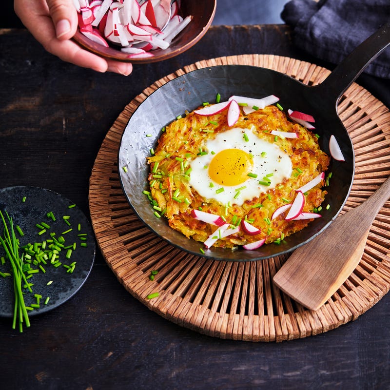 Foto van Rösti met ei door WW