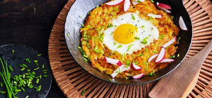 Rösti met ei