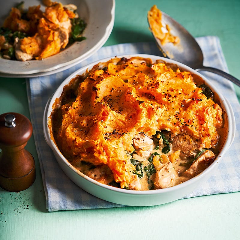 Photo of Creamy chicken & spinach pie by WW