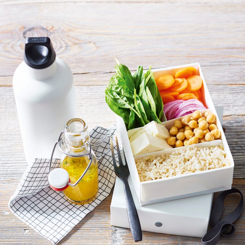 Rijstsalade met feta