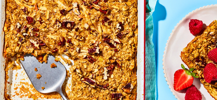 Cinnamon-apple baked oatmeal