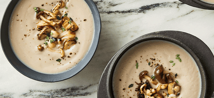 Creamy mushroom soup