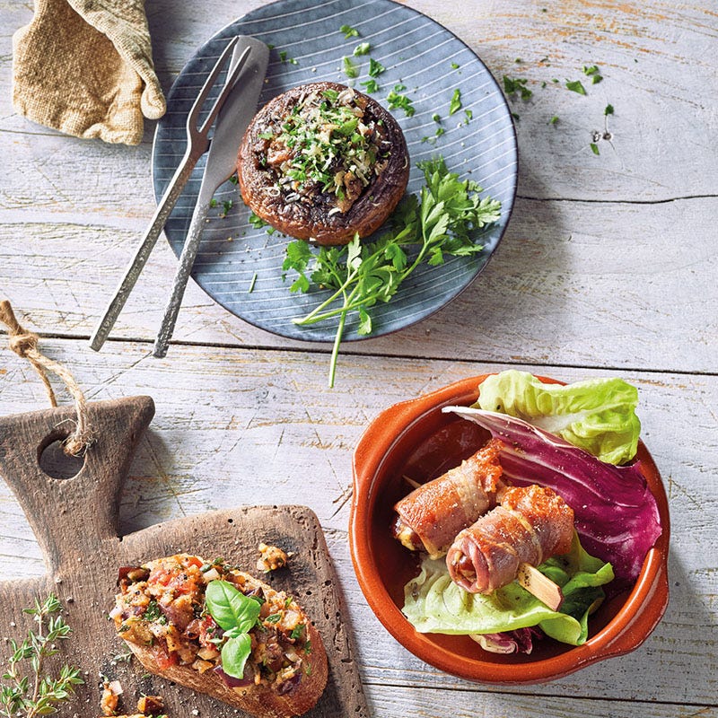 Dattel-Schinken-Spieße