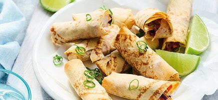 Anna's mountain bread spring rolls