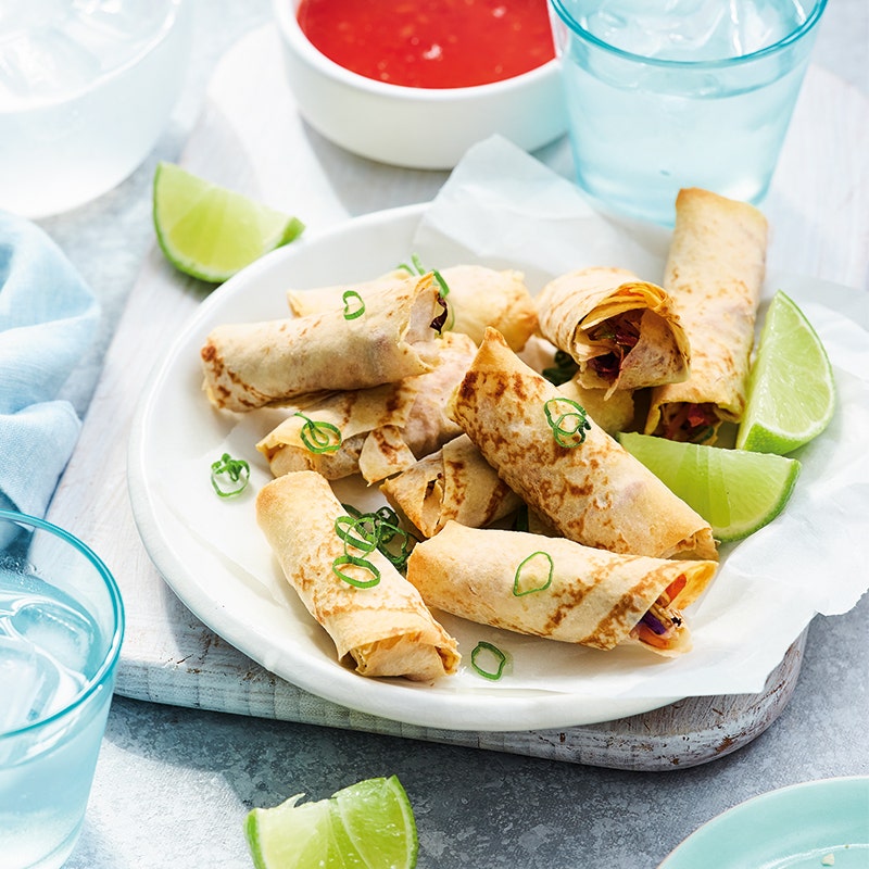 mountain bread spring rolls
