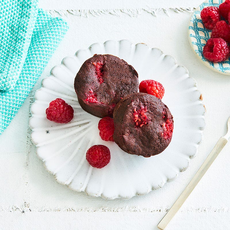 Photo of Quick choc raspberry muffins by WW