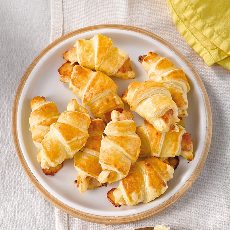 Schinken-Käse-Hörnchen