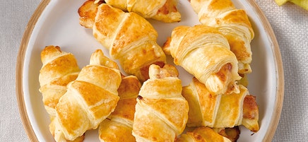 Schinken-Käse-Hörnchen