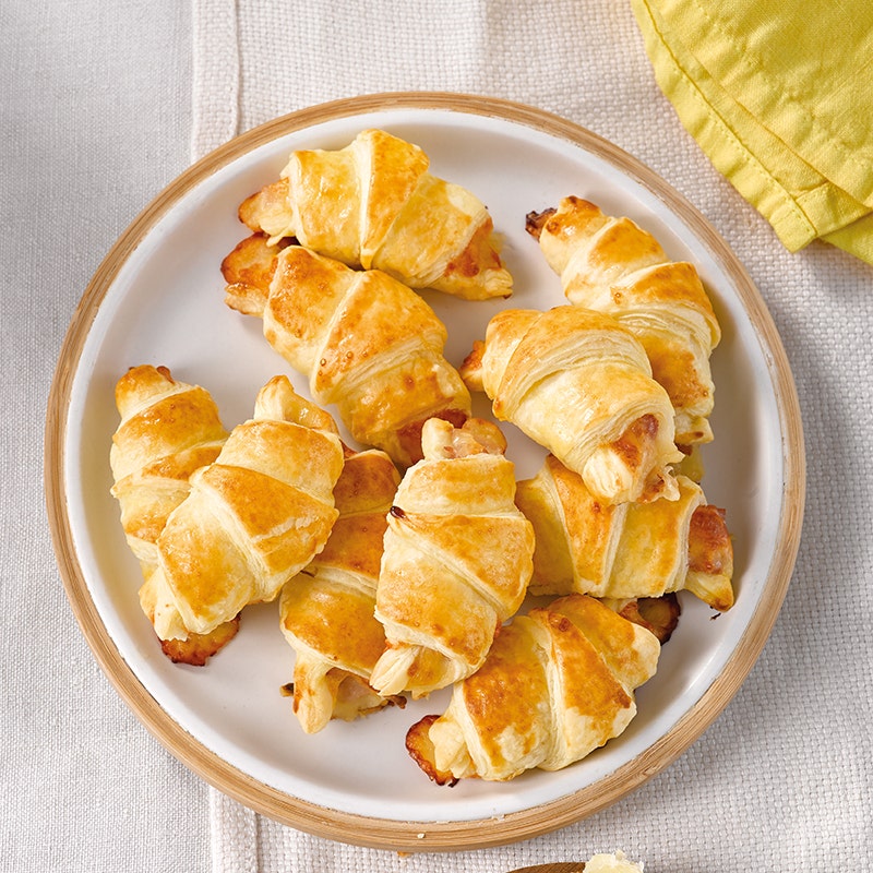 Schinken-Käse-Hörnchen