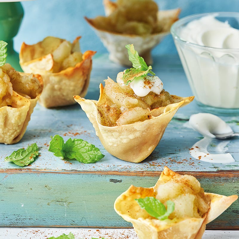 Cinnamon apple tartlets
