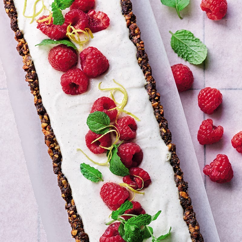Lemon ricotta cream tart
