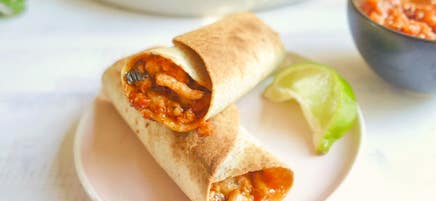 Taquitos croustillants à la dinde cuits au four