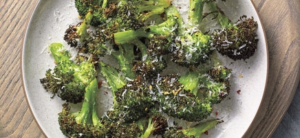Crunchy Air-Fryer Broccoli with Pecorino Romano