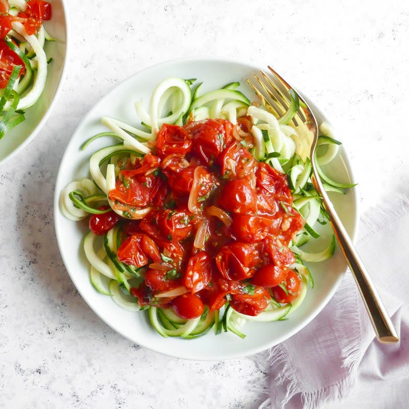 Photo de Spaghettis de courgette à la sauce Pomodoro aux tomates rôties par WW