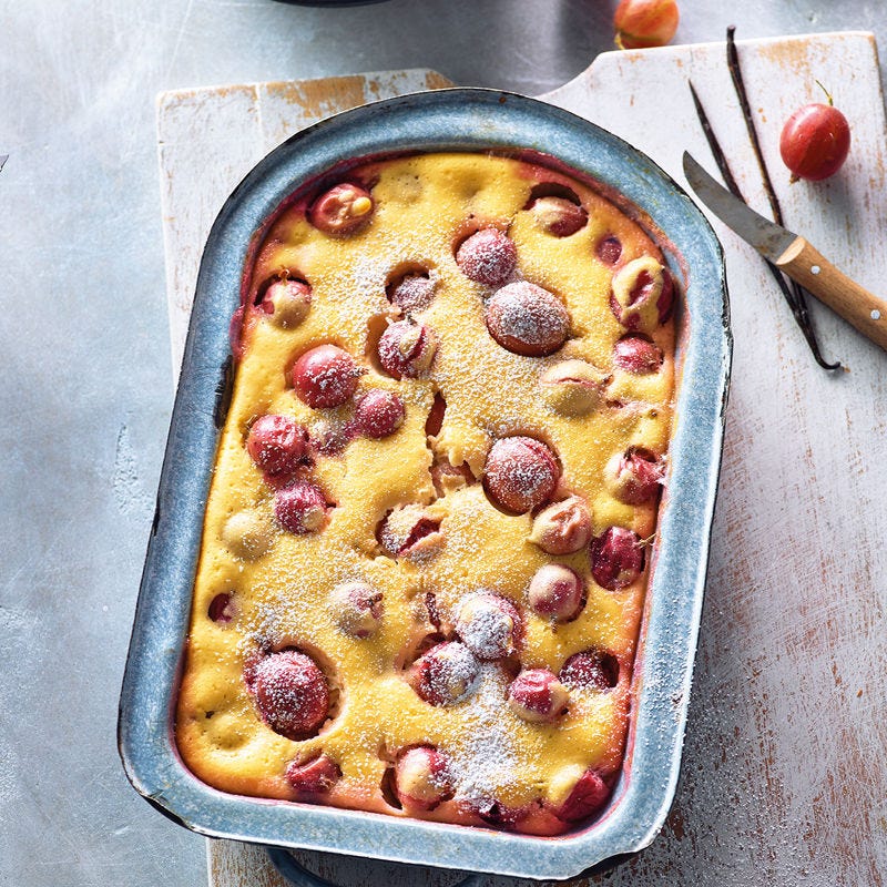 Stachelbeergratin