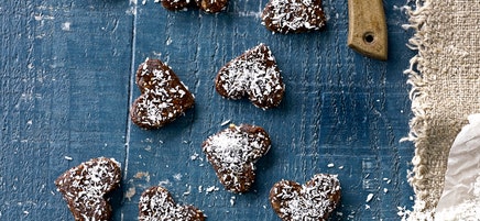 Choc-orange sweet hearts