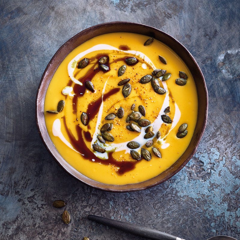 Kürbissüppchen mit Buttermilch