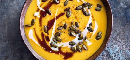 Kürbissüppchen mit Buttermilch