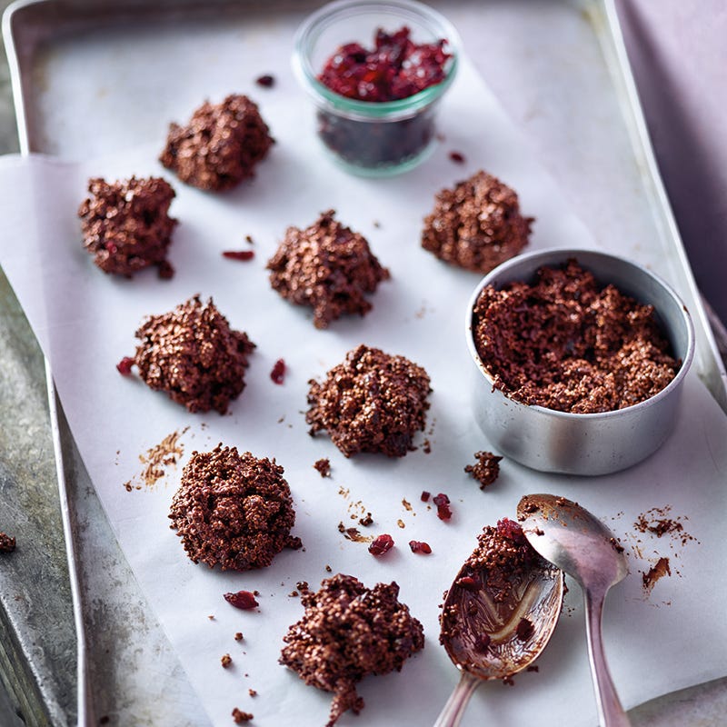 Foto van Chocoladehapjes met gepofte amarant door WW