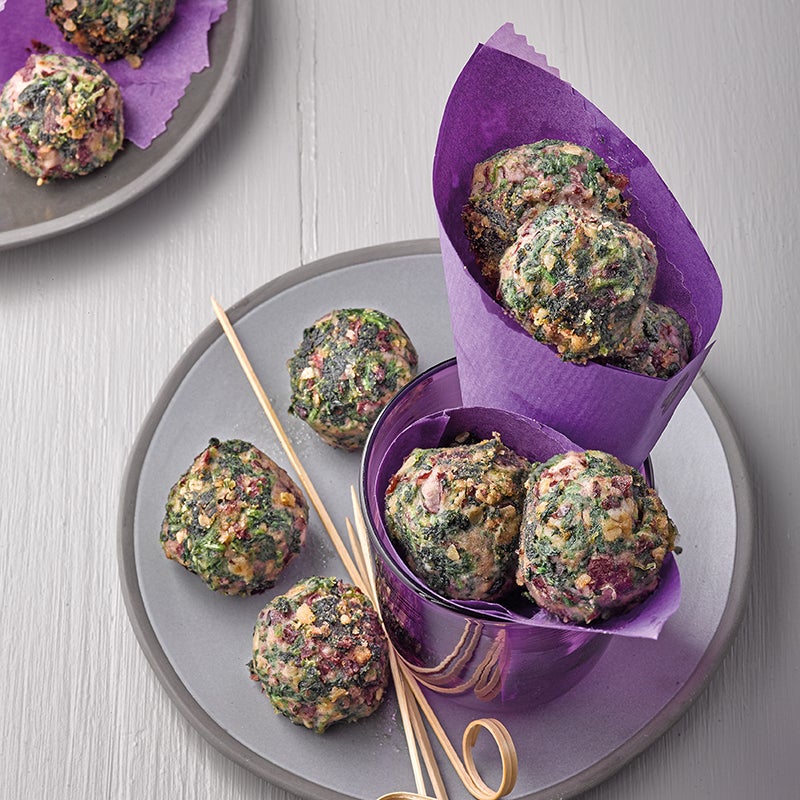 Spinatbällchen mit Kidneybohnen Rezept | WW Deutschland Spinatbällchen mit Kidneybohnen Rezept | WW Deutschland