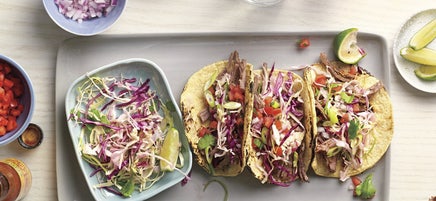 Flank steak tacos