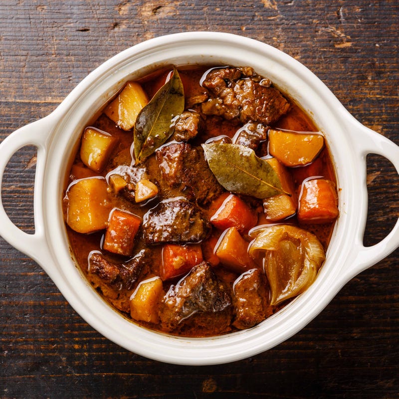 Photo de Ragoût de bœuf au riz brun et aux champignons par WW