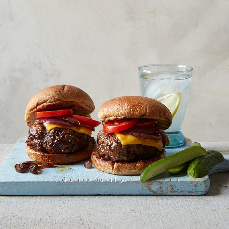 ViktVäktarna - Cheeseburgare med grillad lök