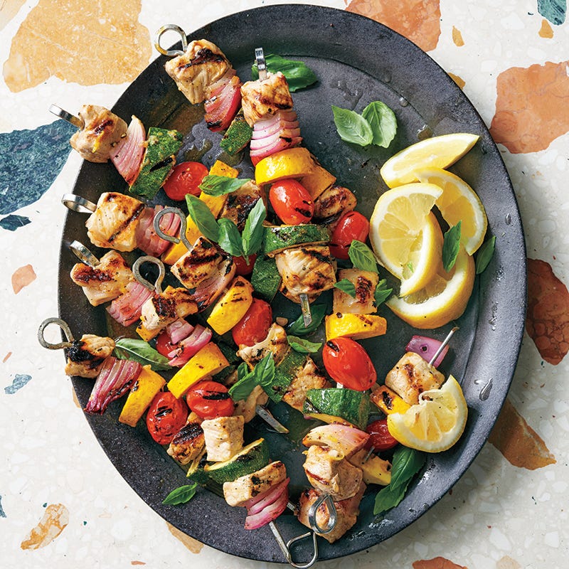 ViktVäktarna - Grillspett med smak av citron och vitlök
