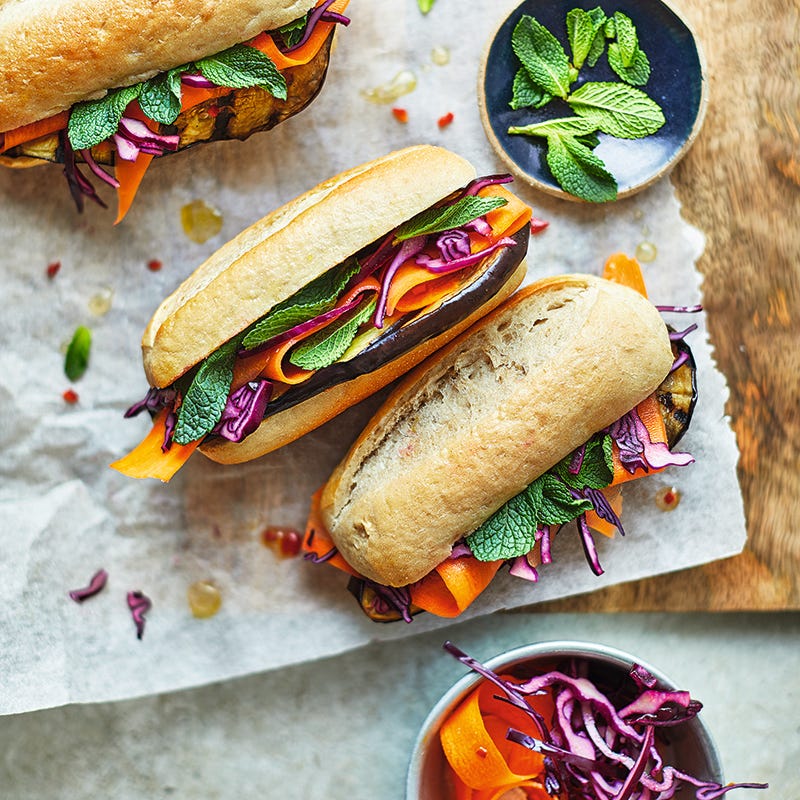 ViktVäktarna - Banh mi med grillad aubergine