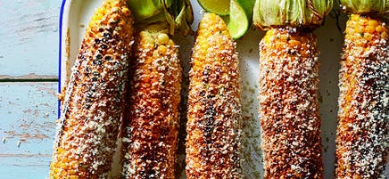 Mexikansk grillad majs (Elotes)