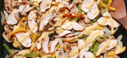 Sheet Pan Chicken Philly