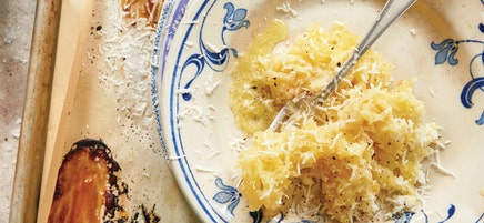 Spaghetti Squash Cacio e Pepe by Daphne Oz