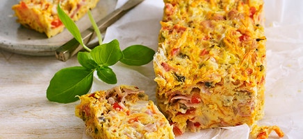 Sarah's ham and veg loaf