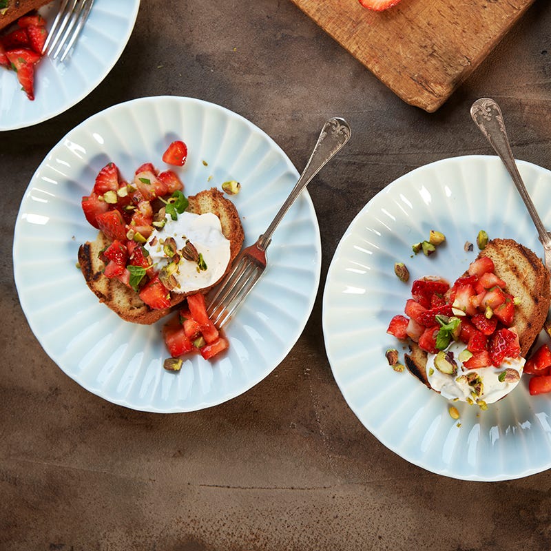 ViktVäktarna - Grillad sockerkaka med jordgubbssalsa