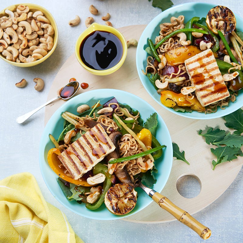 ViktVäktarna - Grillwokad bönsallad med tofu