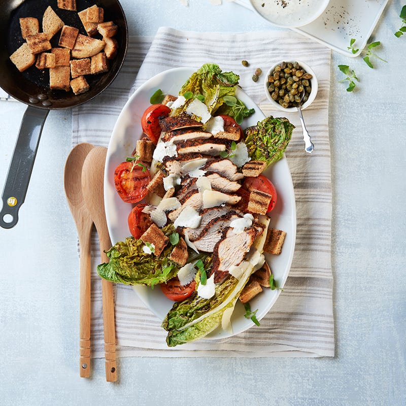 ViktVäktarna - Grillad caesarsallad med kalkon
