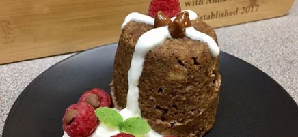 Anna's hot cross bun mug muffin