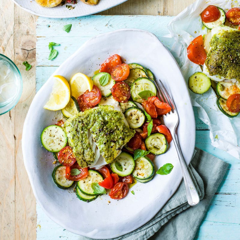 Photo de/du Filets de poisson au pesto par WW