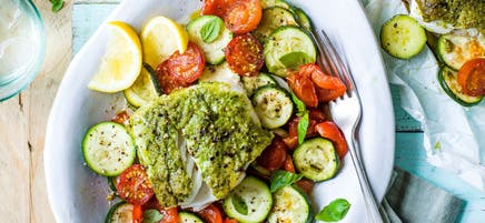 Filets de poisson au pesto