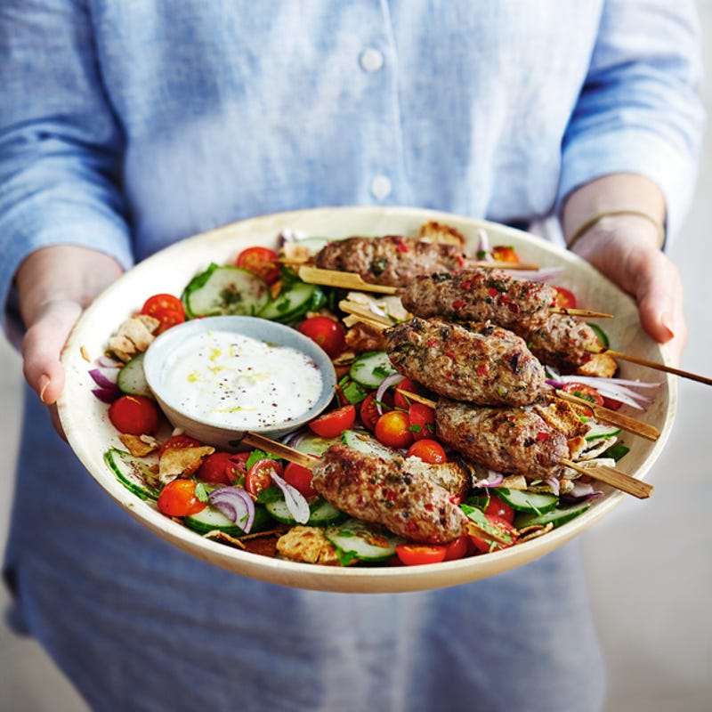 Photo de/du Keftas d'agneau et fattoush par WW