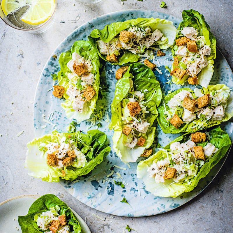 Photo de/du Barquettes façon salade César par WW