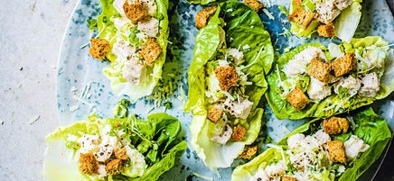Barquettes façon salade César