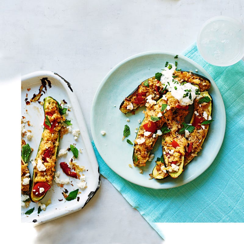 Photo de/du Courgettes farcies et riz aux épices par WW
