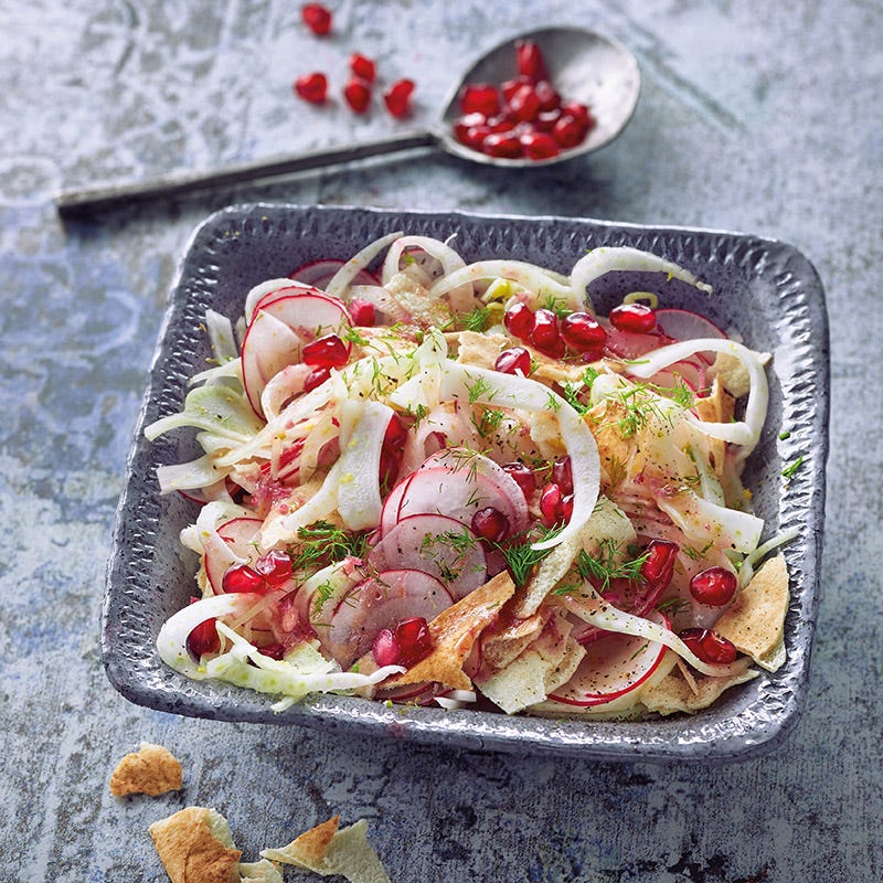 Fattoush mit Fenchel