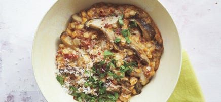 Farro and Double-Mushroom Pot