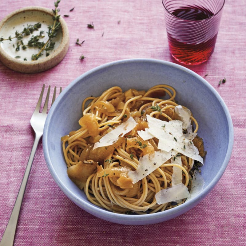 Photo of Spaghetti with Caramelized Onions by WW