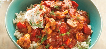 Paprikash de chou-fleur